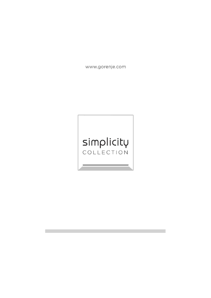 Página 1 del manual Manual de usuario Gorenje GV6SY2