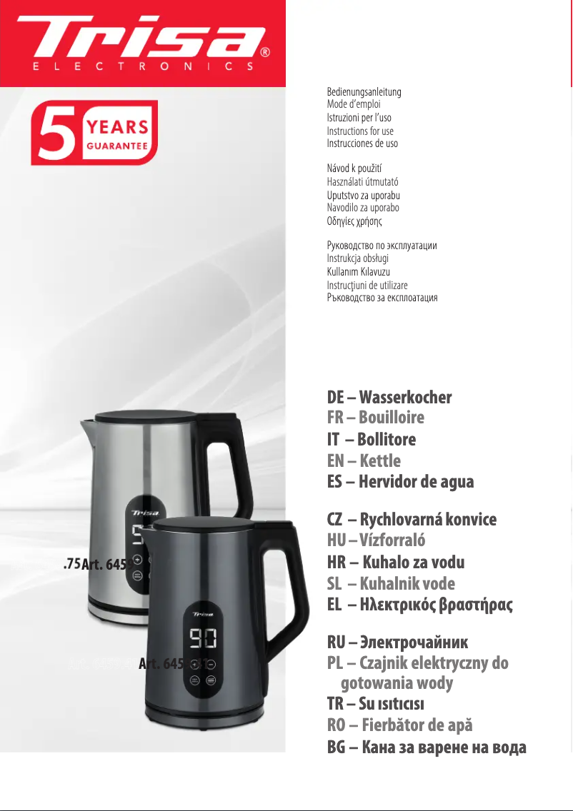 Imagen de la primera página del manual del dispositivo Digital Boil 6459.75