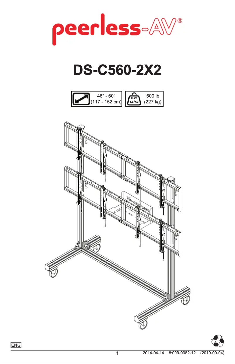 Imagen de la primera página del manual del dispositivo SmartMount DS-C560-2X2
