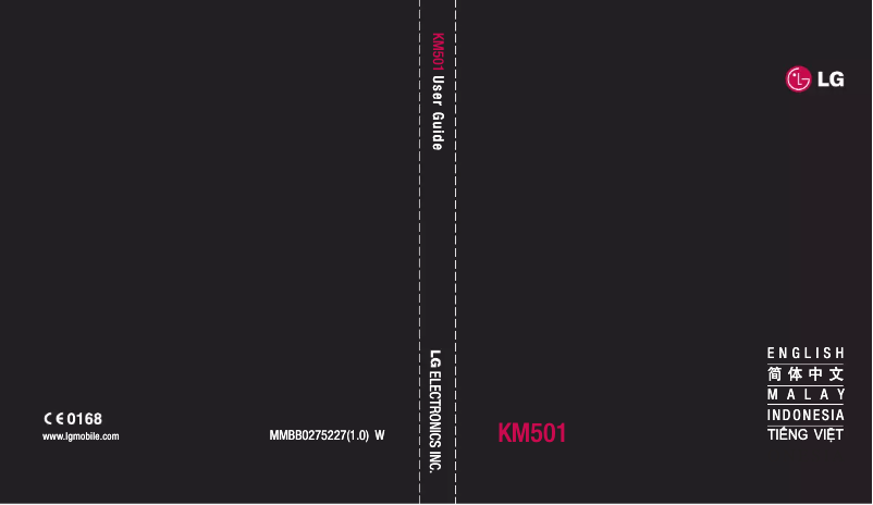 Página 1 del manual Manual de usuario LG KM501