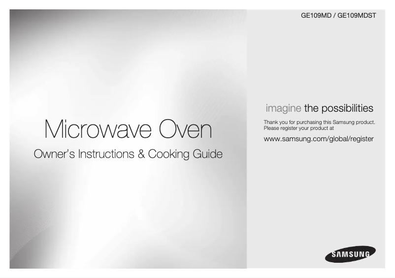 Imagen de la primera página del manual del dispositivo GE109MDST