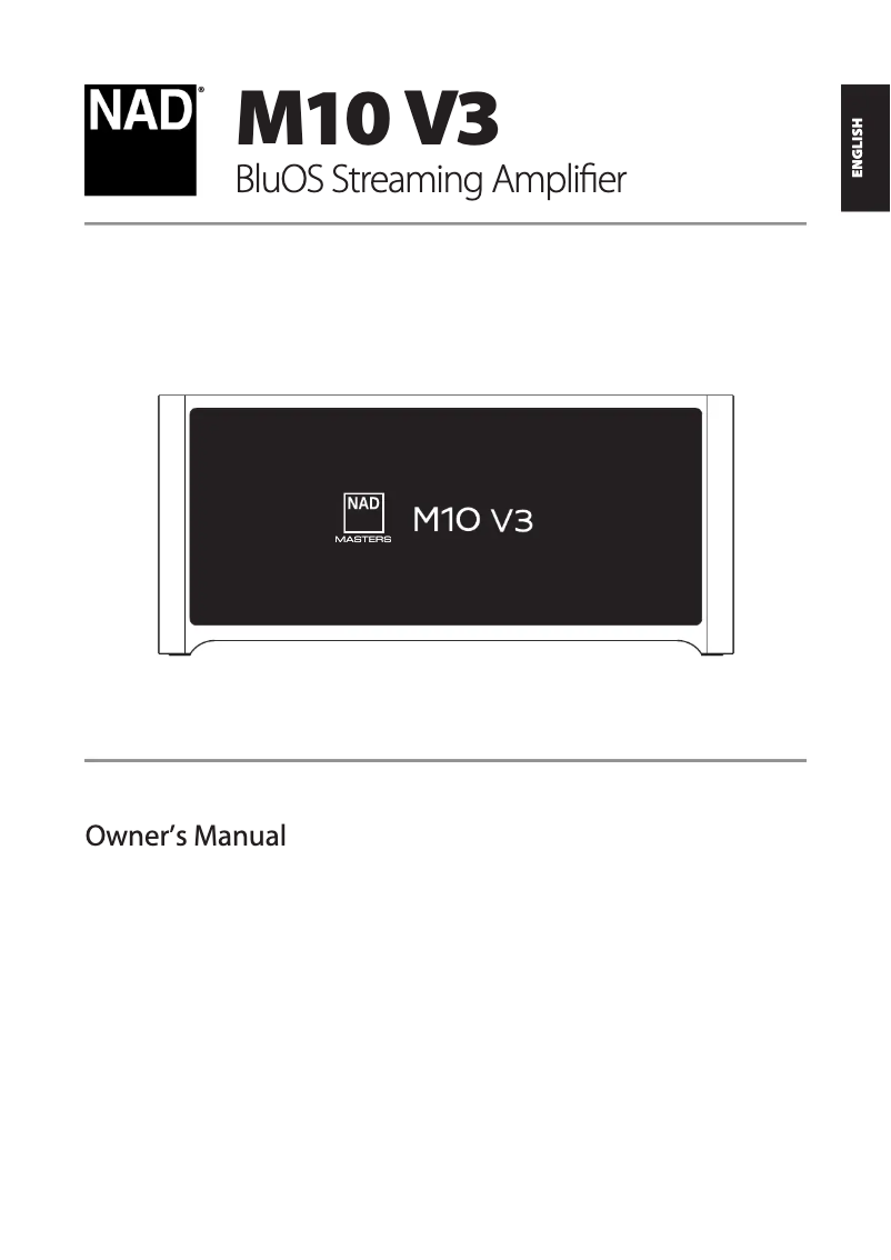 Imagen de la primera página del manual del dispositivo M10 V3