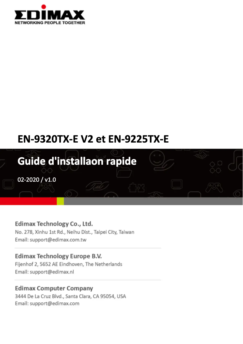 Imagen de la primera página del manual del dispositivo EN-9225TX-E