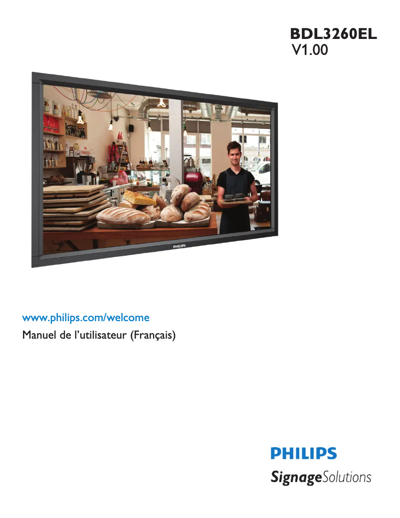 Página 1 del manual Manual de instrucciones Philips BDL3260EL