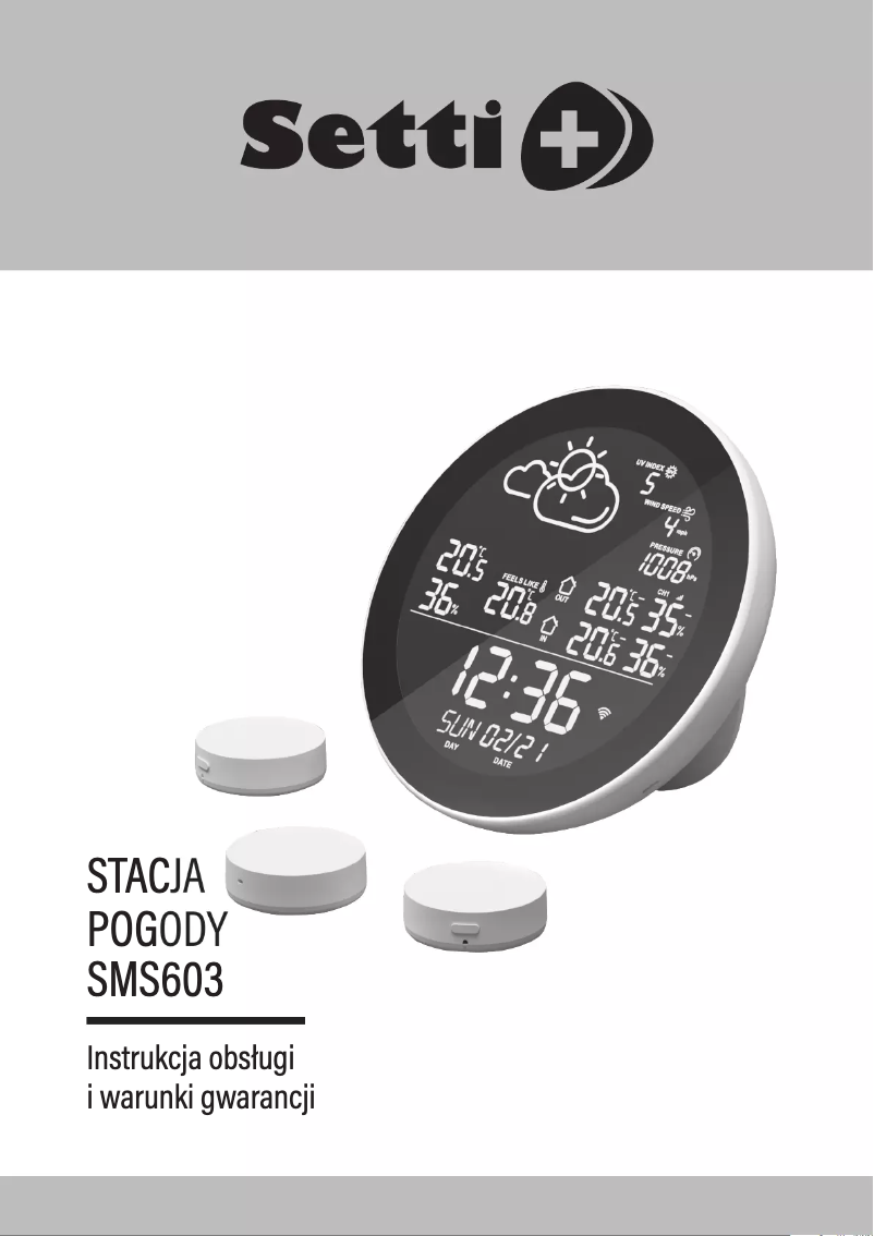 Imagen de la primera página del manual del dispositivo SMS603