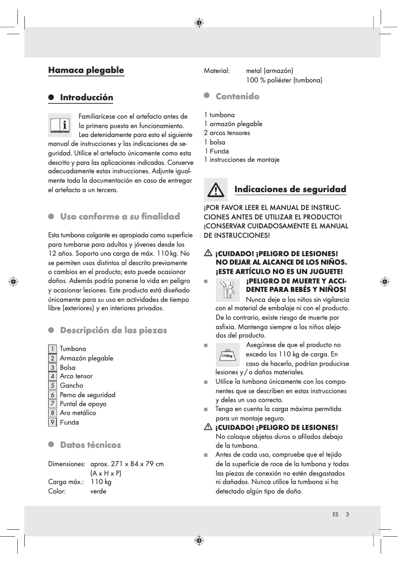Página nº 1 - Manual de usuario Rocktrail IAN 72100