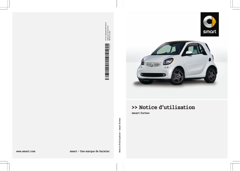 Página 1 del manual Manual de usuario Mercedes-Benz Smart (2016)