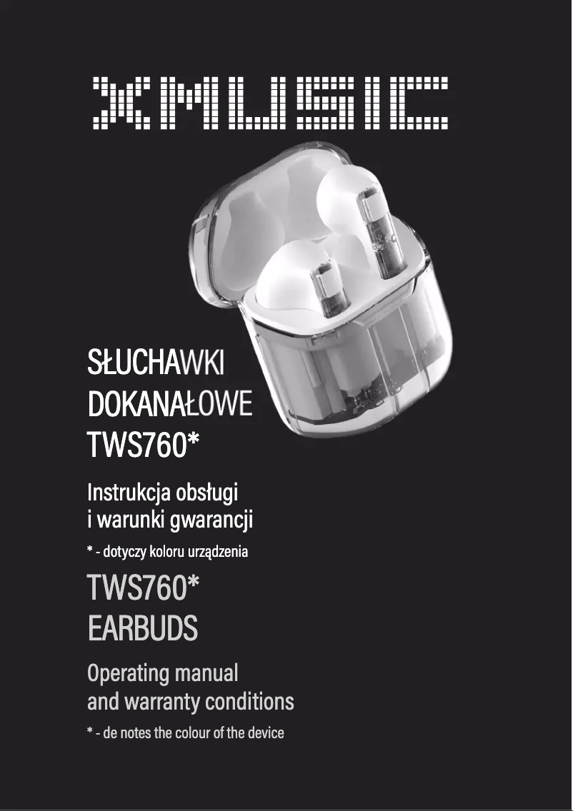 Página 1 del manual Manual de usuario Xmusic BTS850