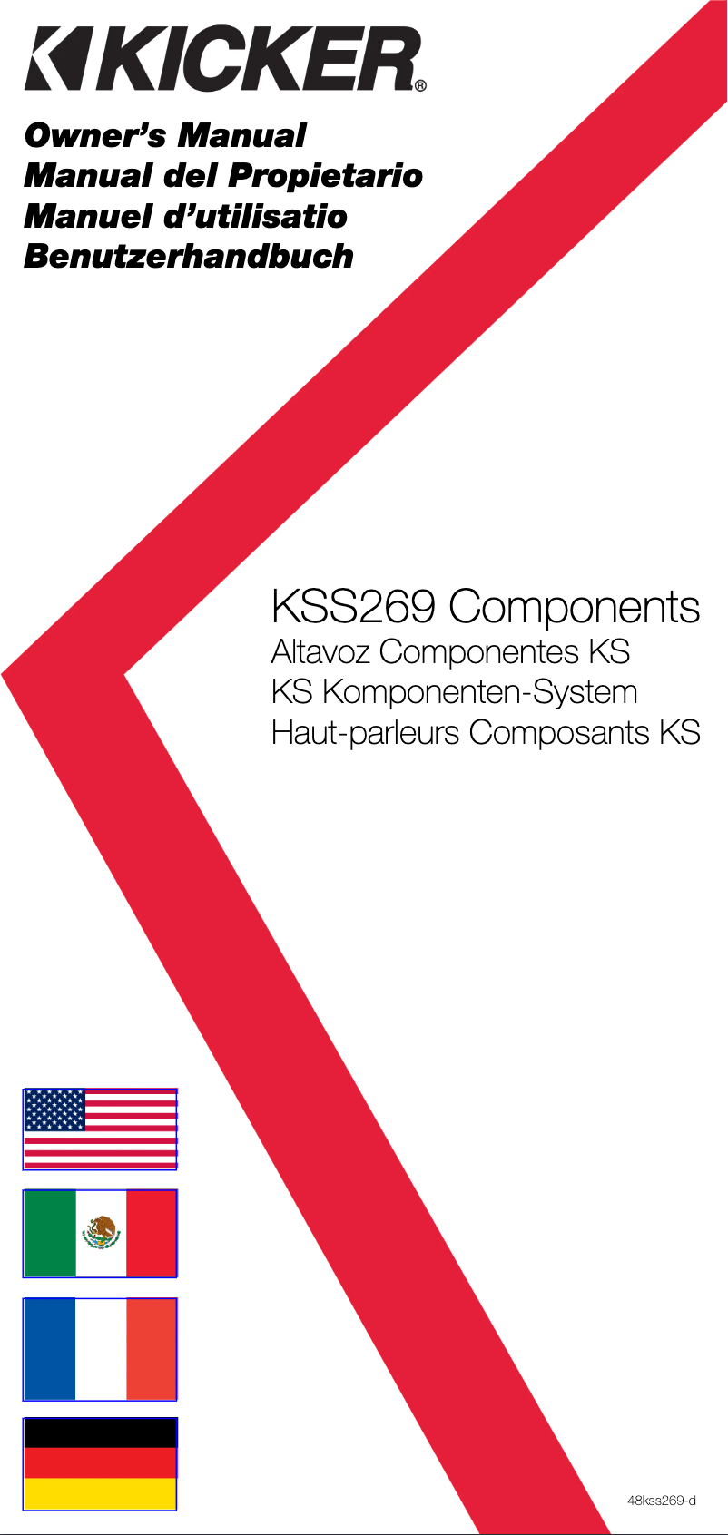 Página 1 del manual Manual de usuario Kicker 48KSS269