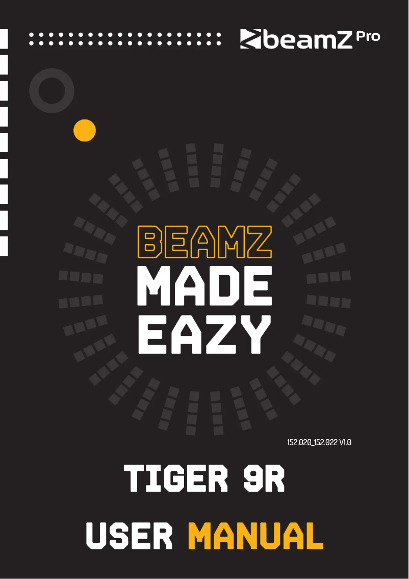 Imagen de la primera página del manual del dispositivo Tiger 18R