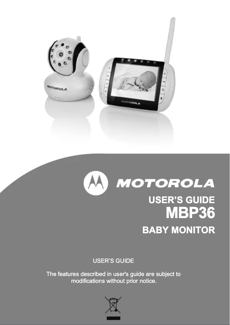 Imagen de la primera página del manual del dispositivo MBP 36