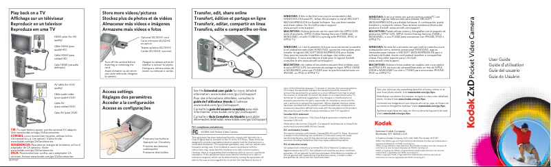 Imagen de la primera página del manual del dispositivo ZxD