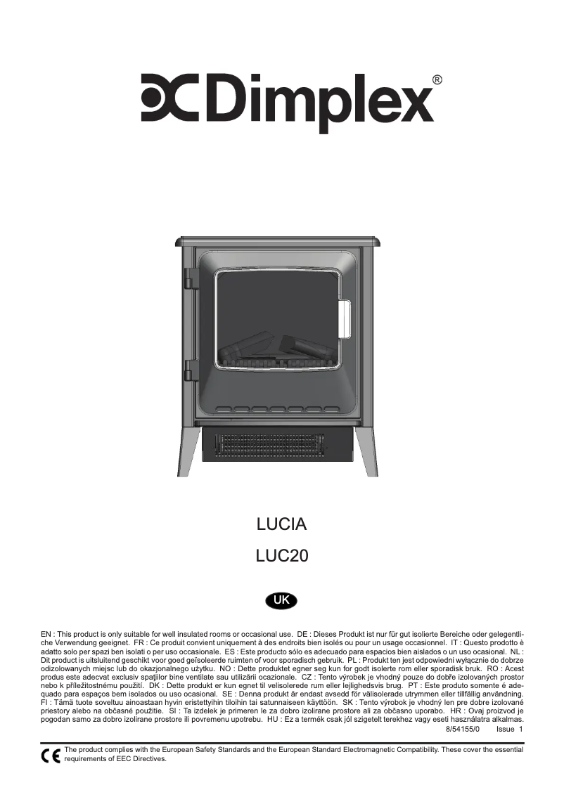 Imagen de la primera página del manual del dispositivo LUC20