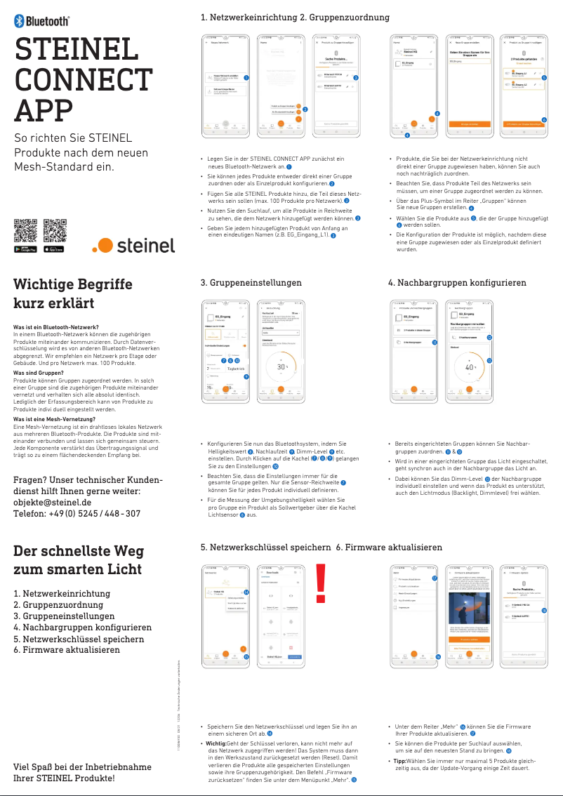 Página 1 del manual Ficha técnica Steinel RS PRO R20 Q Basic SC
