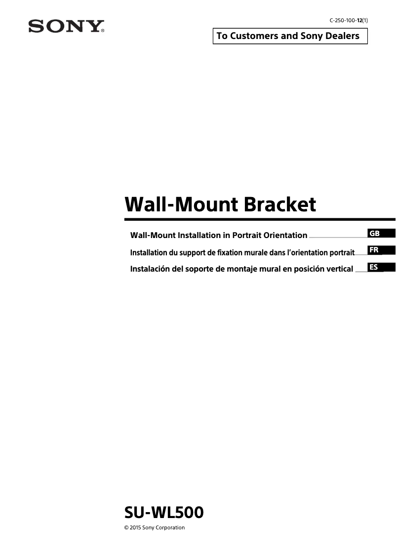 Imagen de la primera página del manual del dispositivo Bravia XBR-75X850C