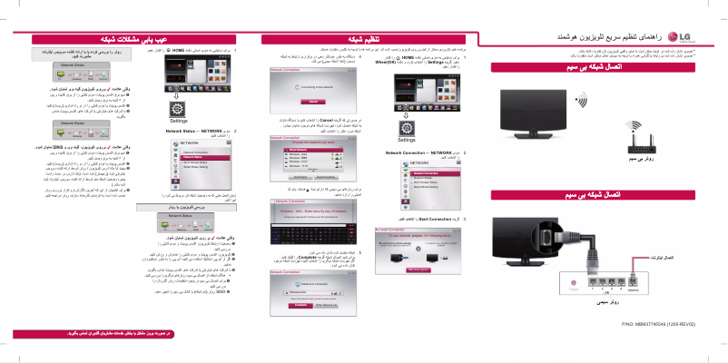 Imagen de la primera página del manual del dispositivo 84LM9600