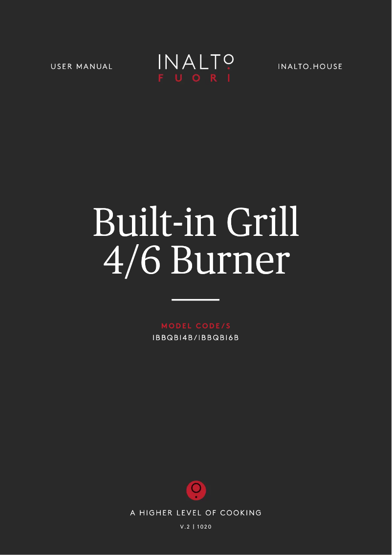 Imagen de la primera página del manual del dispositivo IBBQBI6B