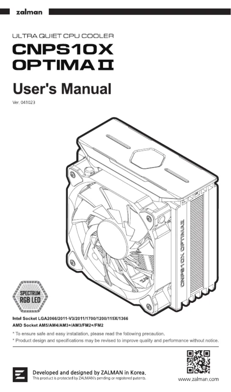 Imagen de la primera página del manual del dispositivo CNPS10X Optima II