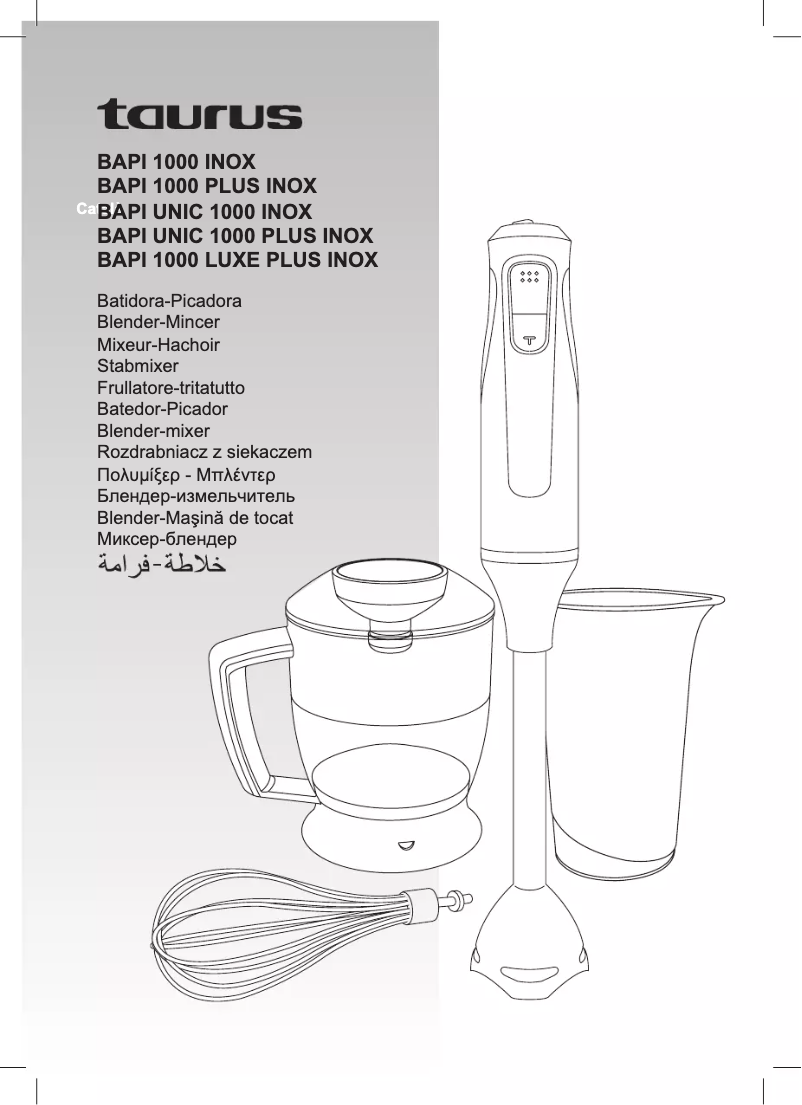 Imagen de la primera página del manual del dispositivo Bapi 1000 Inox