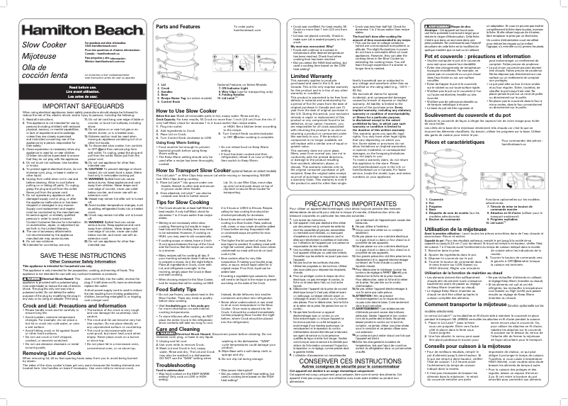 Imagen de la primera página del manual del dispositivo 33140V