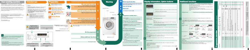 Página 1 del manual Manual de uso y mantenimiento Siemens WS12X261BY