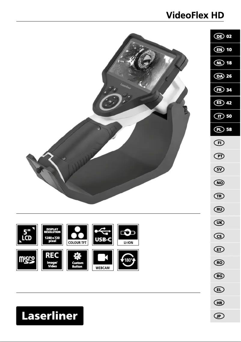 Imagen de la primera página del manual del dispositivo HD MicroCamera