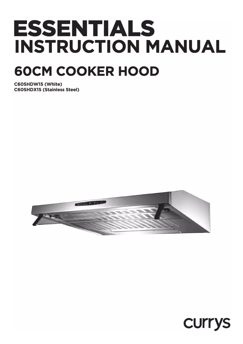 Imagen de la primera página del manual del dispositivo C60SHDX15