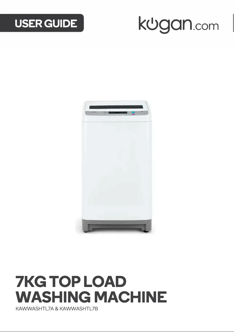 Imagen de la primera página del manual del dispositivo KAWWASHTL7A