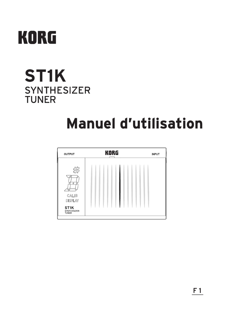 Imagen de la primera página del manual del dispositivo ST1K