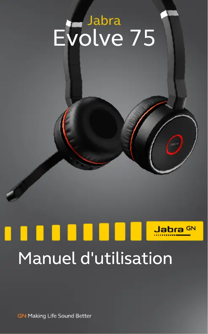 Página 1 del manual Manual de usuario Jabra Evolve 75