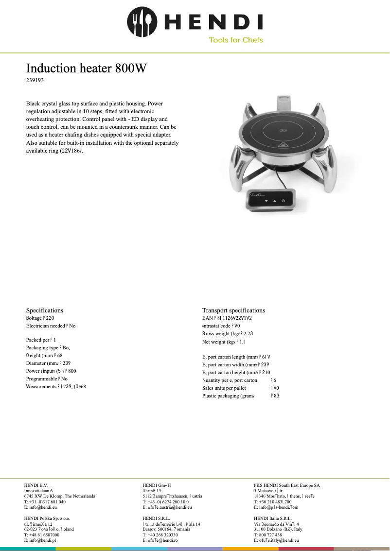 Imagen de la primera página del manual del dispositivo 239193