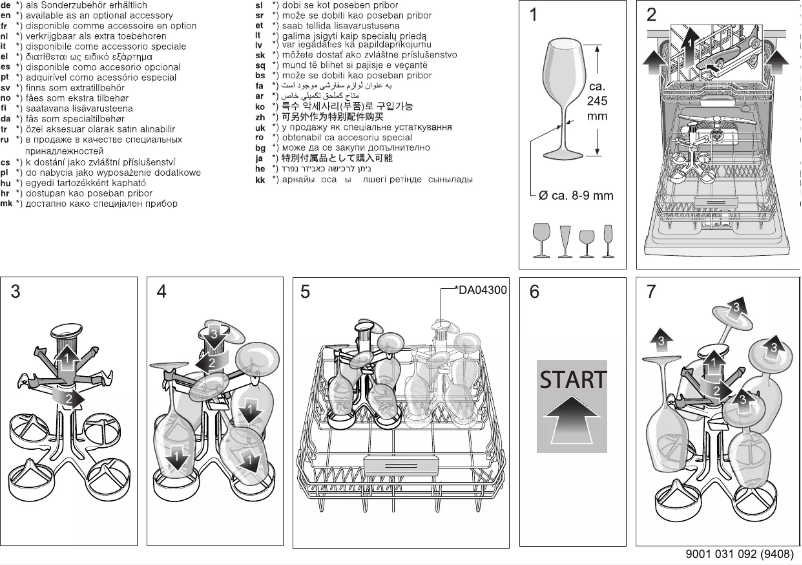Página 1 del manual Guía de instalación Gaggenau DF481163F