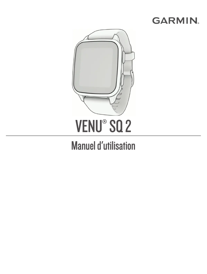 Página 1 del manual Manual de usuario Garmin Venu SQ 2