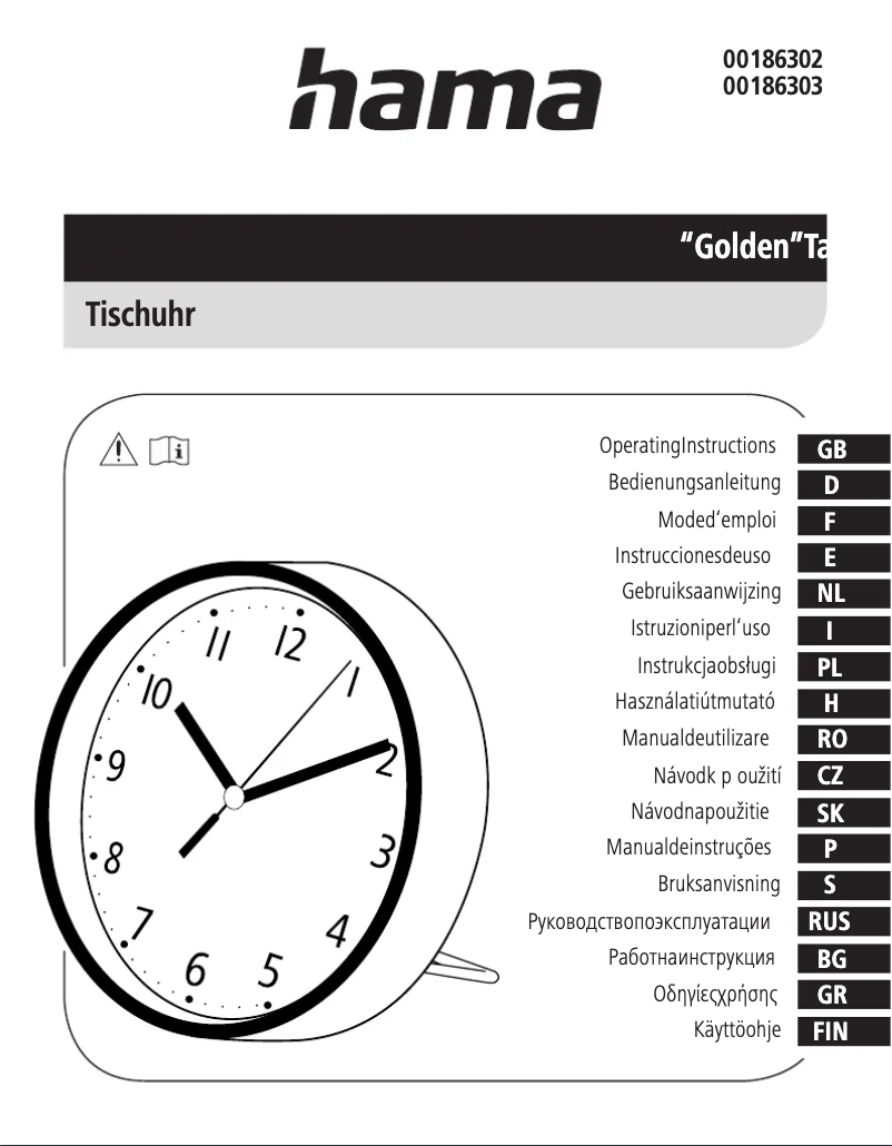 Página 1 del manual Manual de usuario Hama Golden