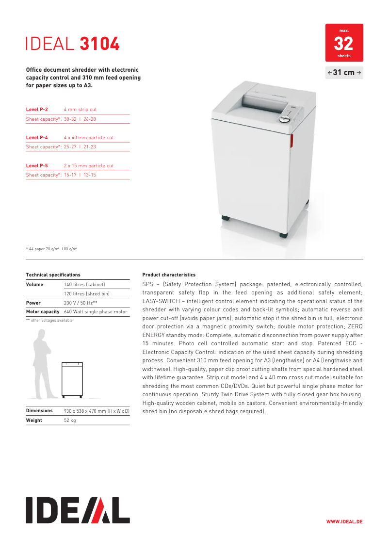 Imagen de la primera página del manual del dispositivo 3104 CC