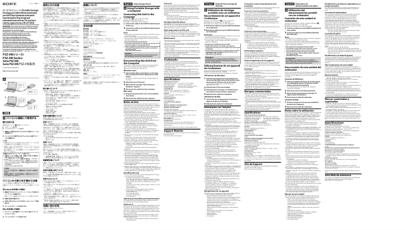 Imagen de la primera página del manual del dispositivo PSZ-HB2T