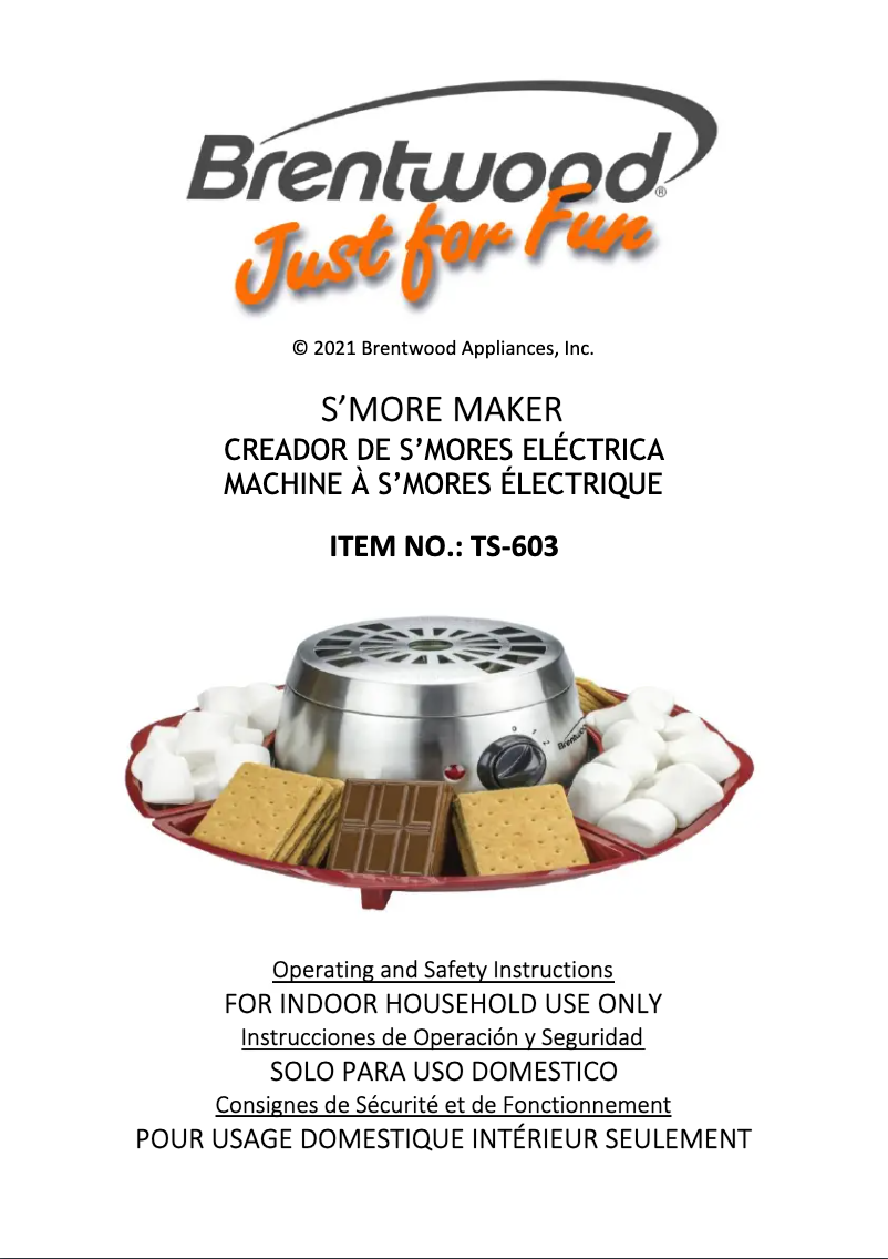 Imagen de la primera página del manual del dispositivo TS-603