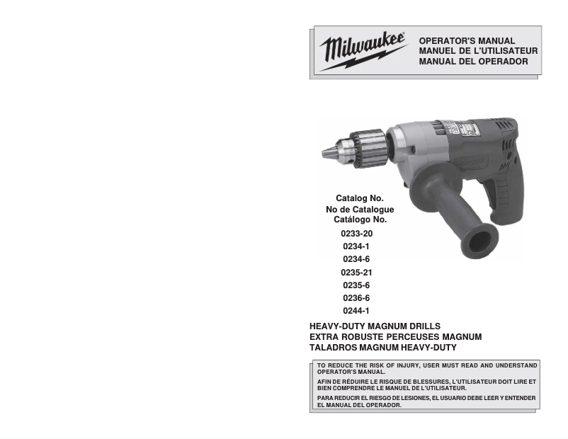 Imagen de la primera página del manual del dispositivo 0235-21