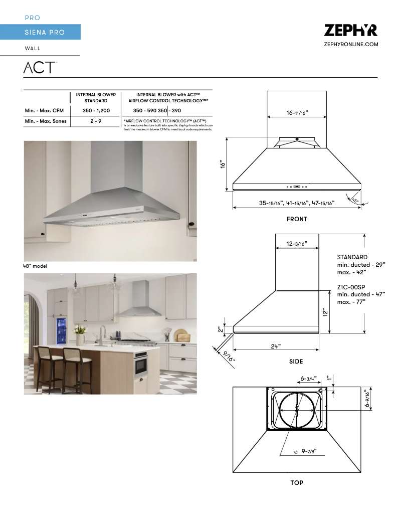 Imagen de la primera página del manual del dispositivo ZSP-E48DS