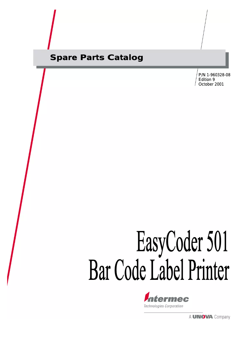 Página 1 del manual Manual de usuario Intermec Thermal Printhead