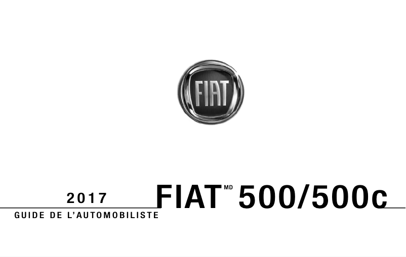 Página 1 del manual Manual de usuario Fiat 500c (2017)
