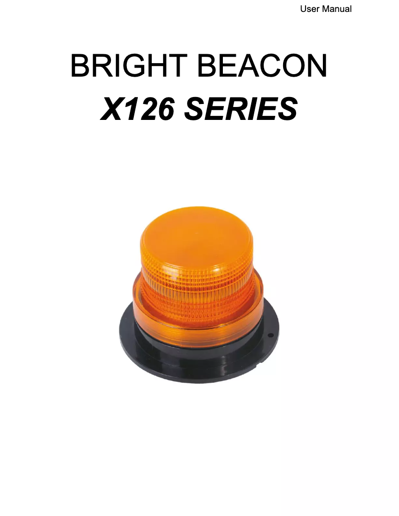 Imagen de la primera página del manual del dispositivo X126W