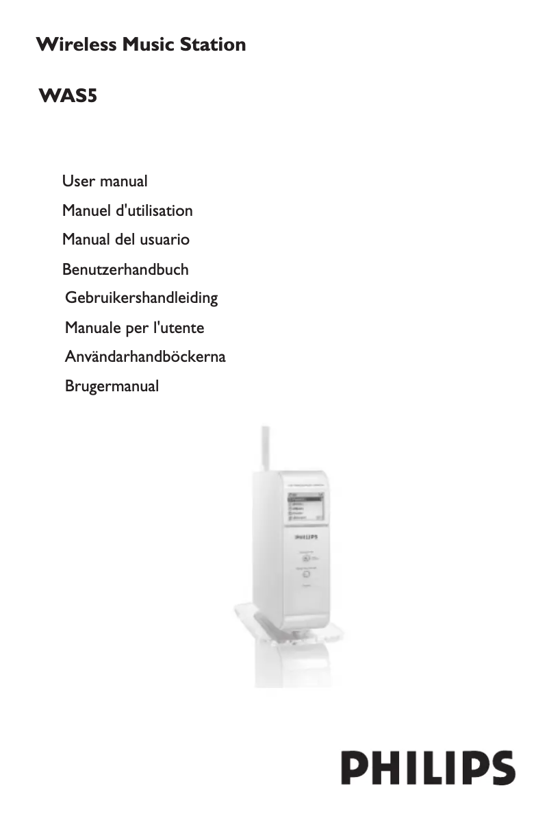 Página 1 del manual Manual de usuario Philips WAS5