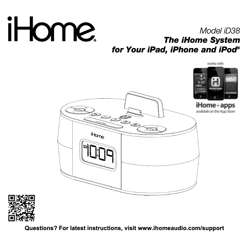 Imagen de la primera página del manual del dispositivo iD38