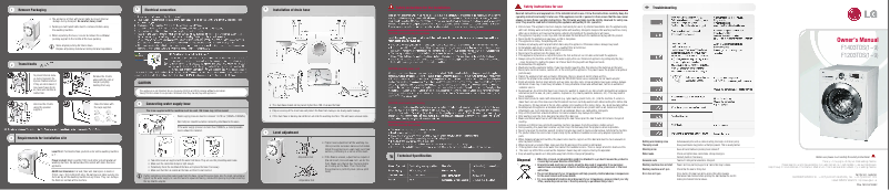 Página 1 del manual Manual de usuario LG F1203TDS6