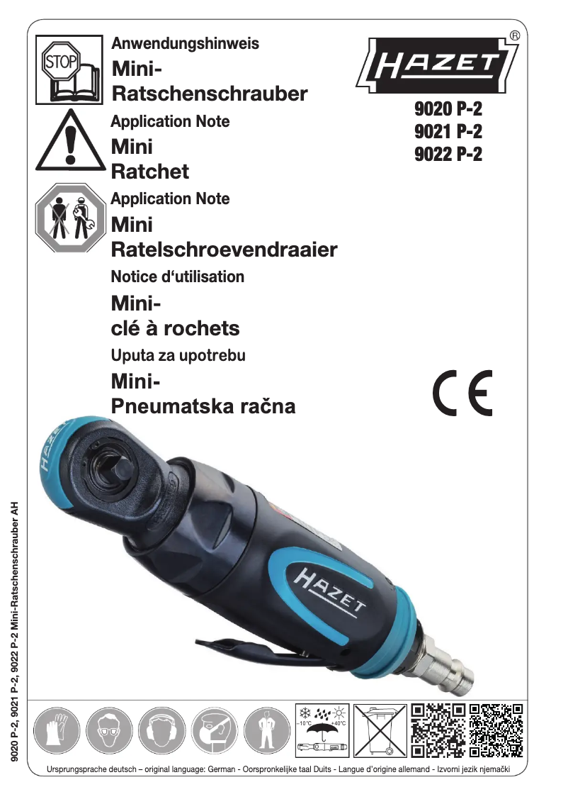 Página nº 1 - Manual de usuario Hazet 9020 P-2