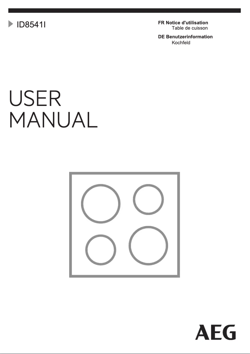 Imagen de la primera página del manual del dispositivo ID8541I