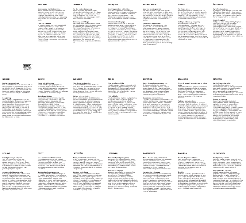 Imagen de la primera página del manual del dispositivo ESPEVÄR