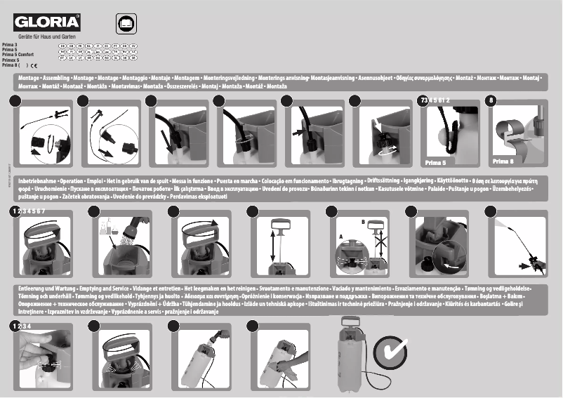 Página nº 1 - Manual de usuario GLORIA Prima 5 Comfort