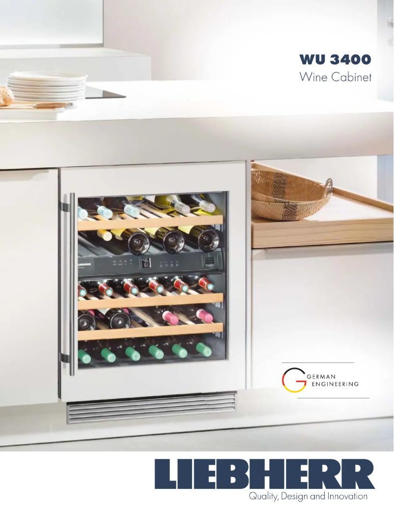 Imagen de la primera página del manual del dispositivo WU-3400